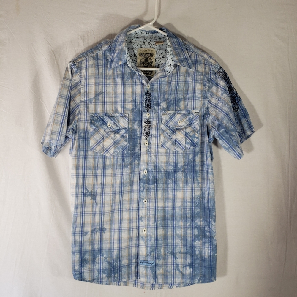 Short Sleeve Embroidered Shirt by English Laundry